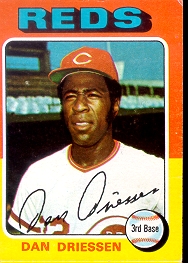 1975 Topps Mini Baseball Cards      133     Dan Driessen